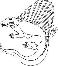 Dimetrodon Coloring Pages 6