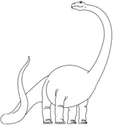 Diplodocus Coloring Pages 10