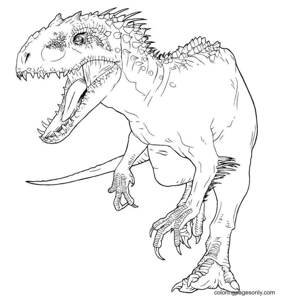 Indominus Coloring Pages 1