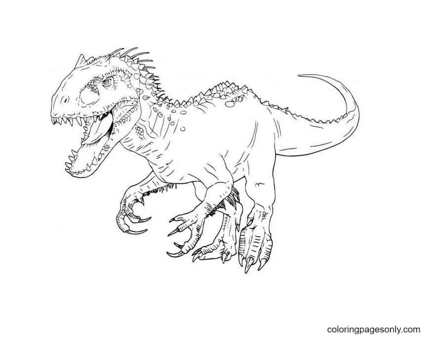 Indominus Coloring Pages 13