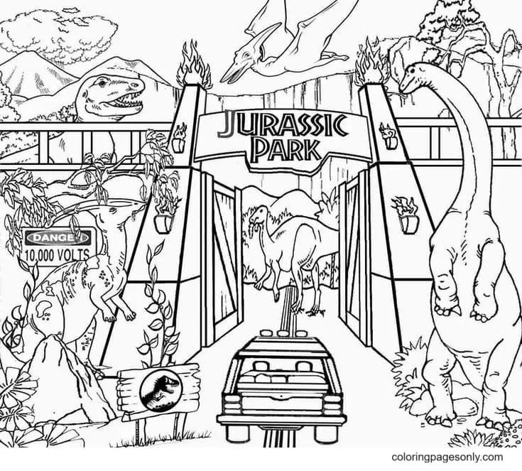 Indominus Coloring Pages 16