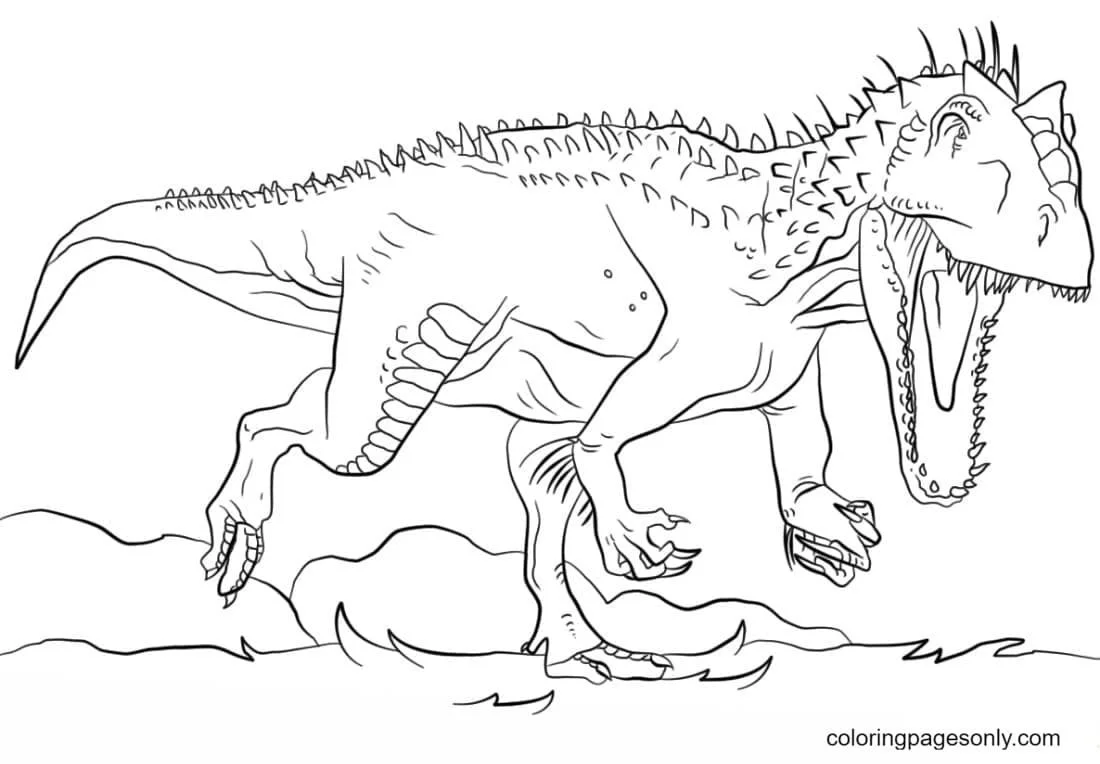 Indominus Coloring Pages 17