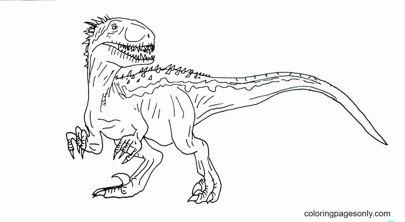 Indominus Coloring Pages 2