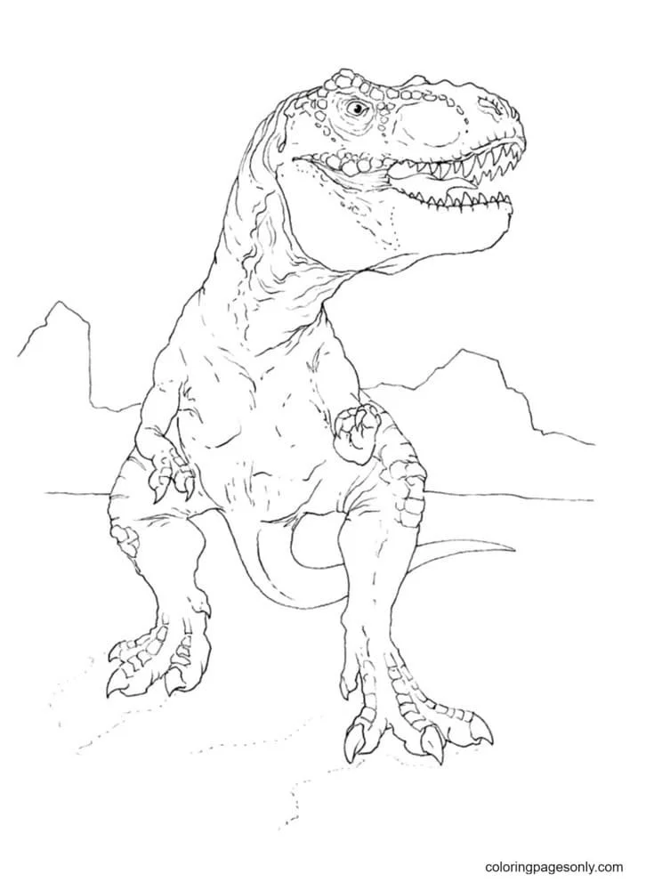 Indominus Coloring Pages 4