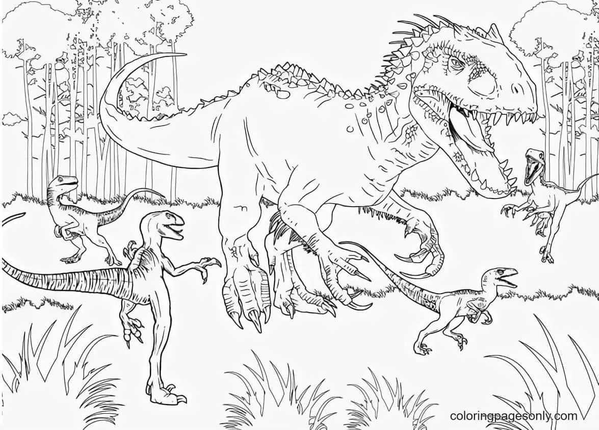 Indominus Coloring Pages 6