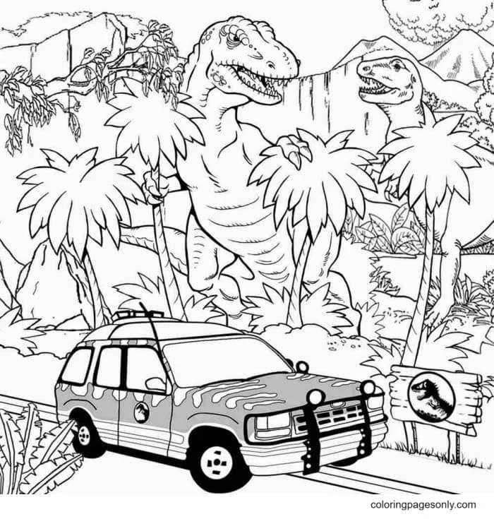 Indominus Coloring Pages 8