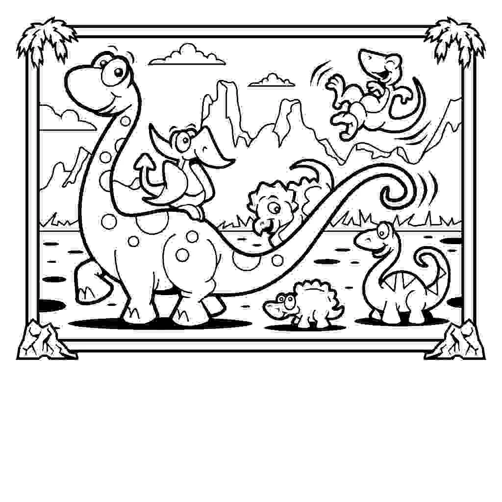 Misc Dinosaurs Coloring Pages 53