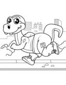 Misc Dinosaurs Coloring Pages 54