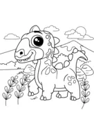 Misc Dinosaurs Coloring Pages 55