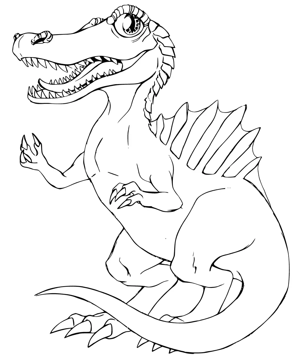 Spinosaurus Coloring Pages 50