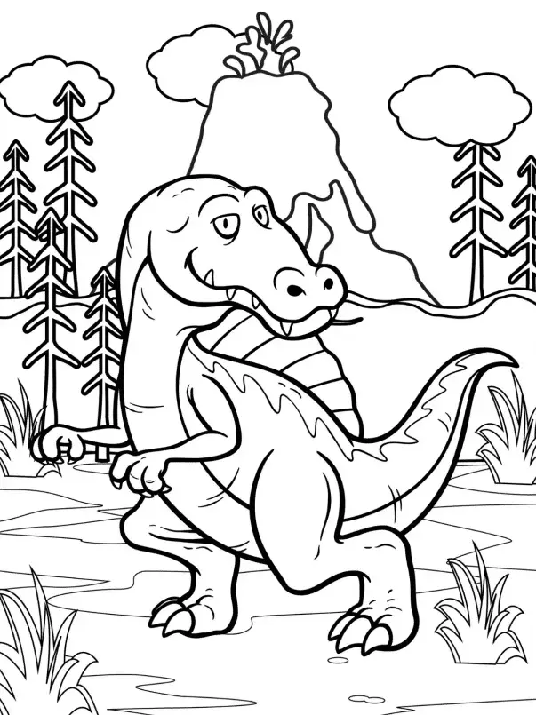 Spinosaurus Coloring Pages 53