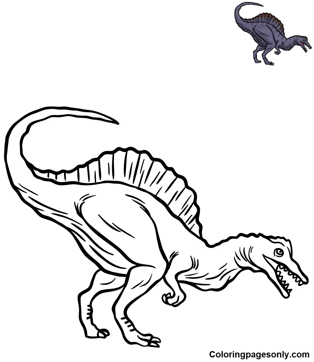 Spinosaurus Coloring Pages 55