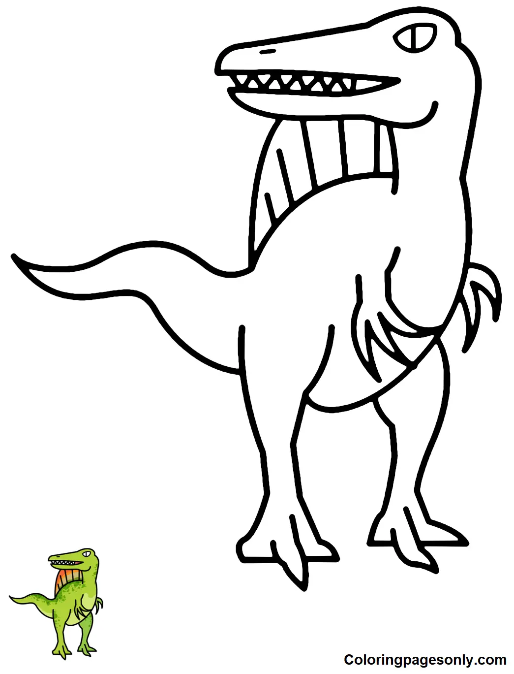 Spinosaurus Coloring Pages 61