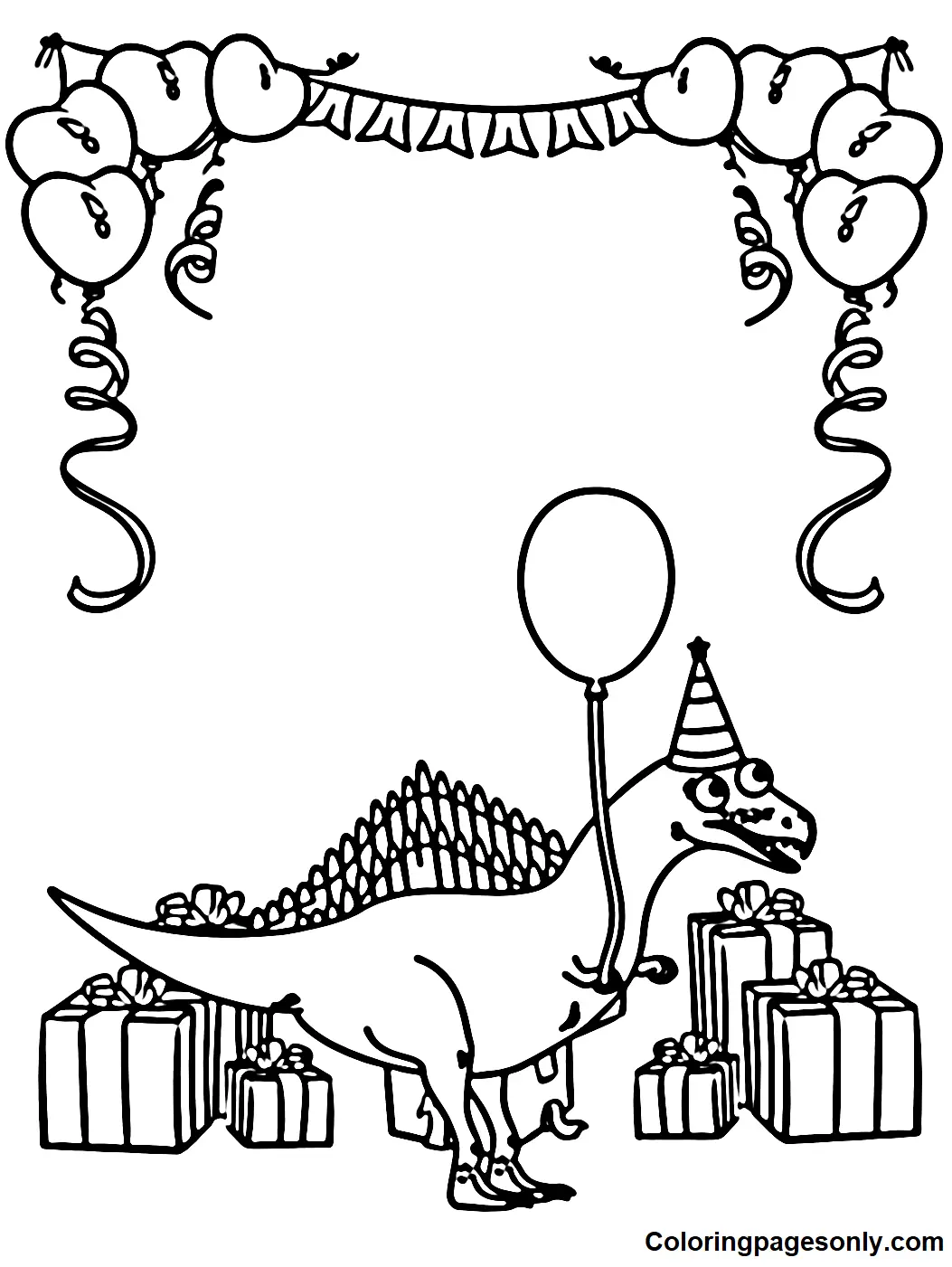 Spinosaurus Coloring Pages 63