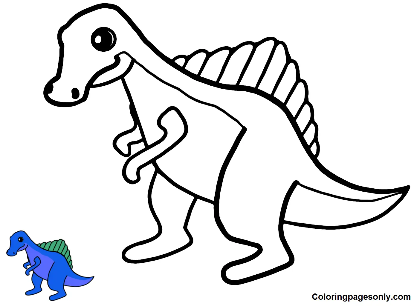 Spinosaurus Coloring Pages 70