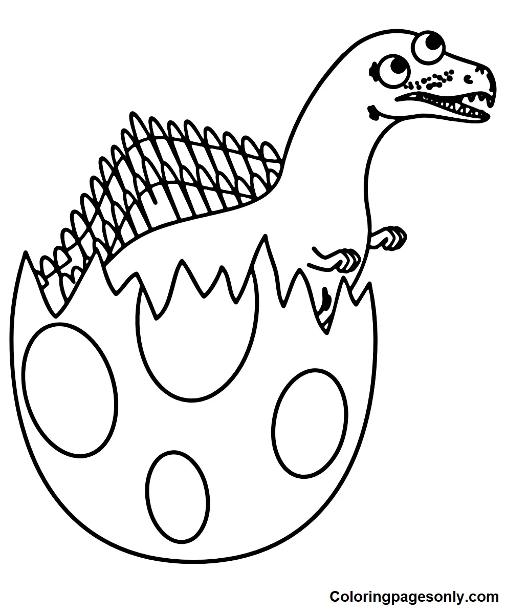 Spinosaurus Coloring Pages 71