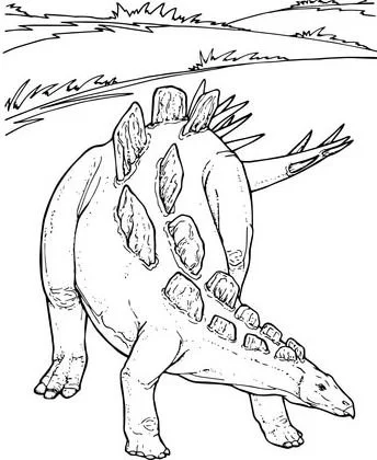 Stegosaurus Coloring Pages 12