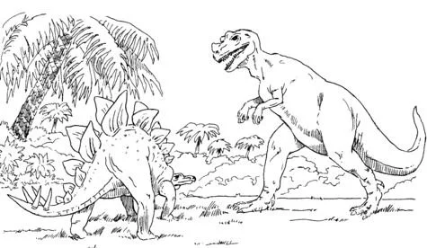 Stegosaurus Coloring Pages 13