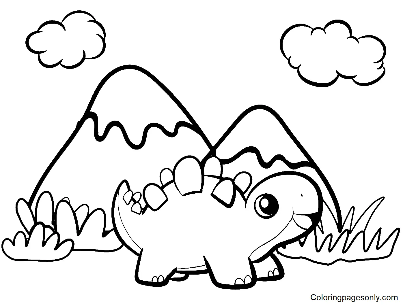 Stegosaurus Coloring Pages 20