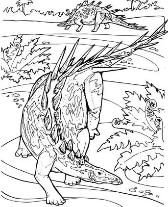 Stegosaurus Coloring Pages 3