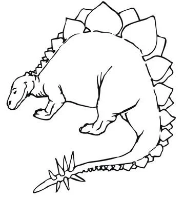 Stegosaurus Coloring Pages 7