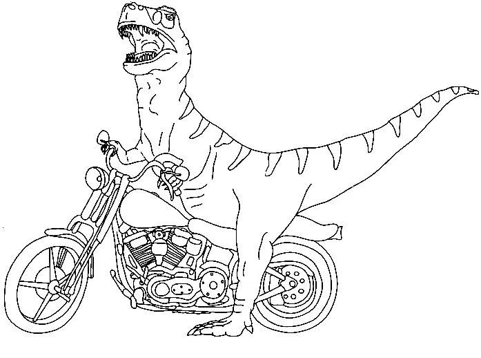 Tyrannosaurus Coloring Pages 5